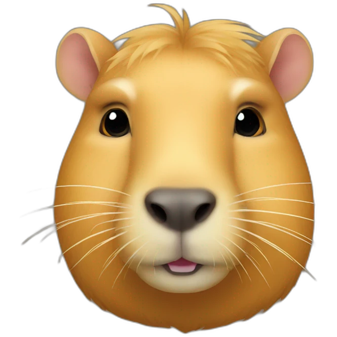 Golden Capybara emoji