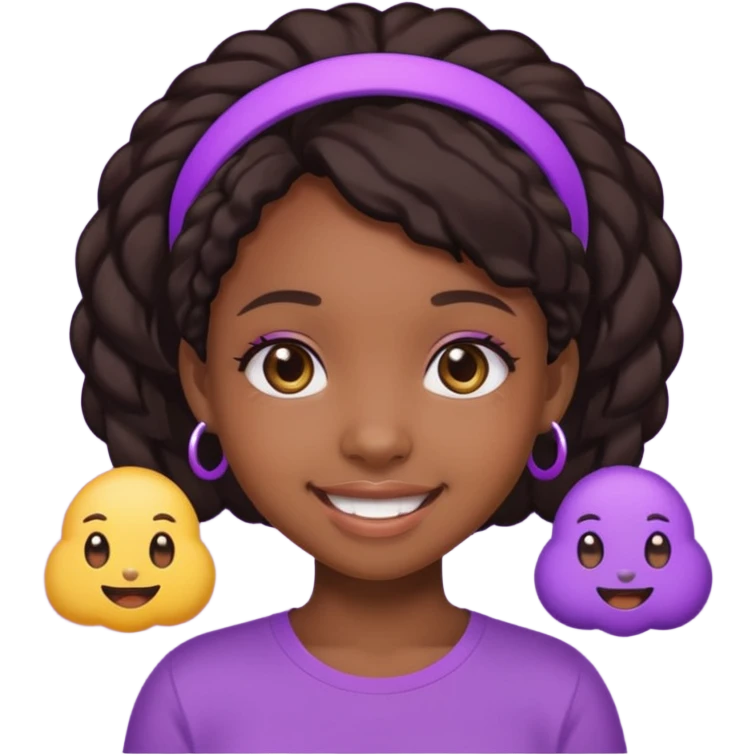 TWITCH EMOTES KAWAII BLACK GIRL emoji