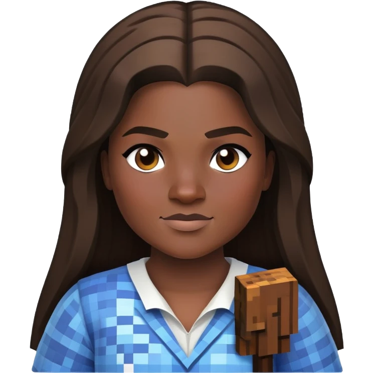 Danielle Brooks as a Minecraft character emoji