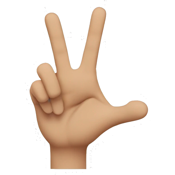 finger pointing straight to the camera emoji