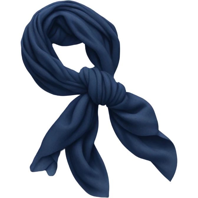Navy scarf emoji