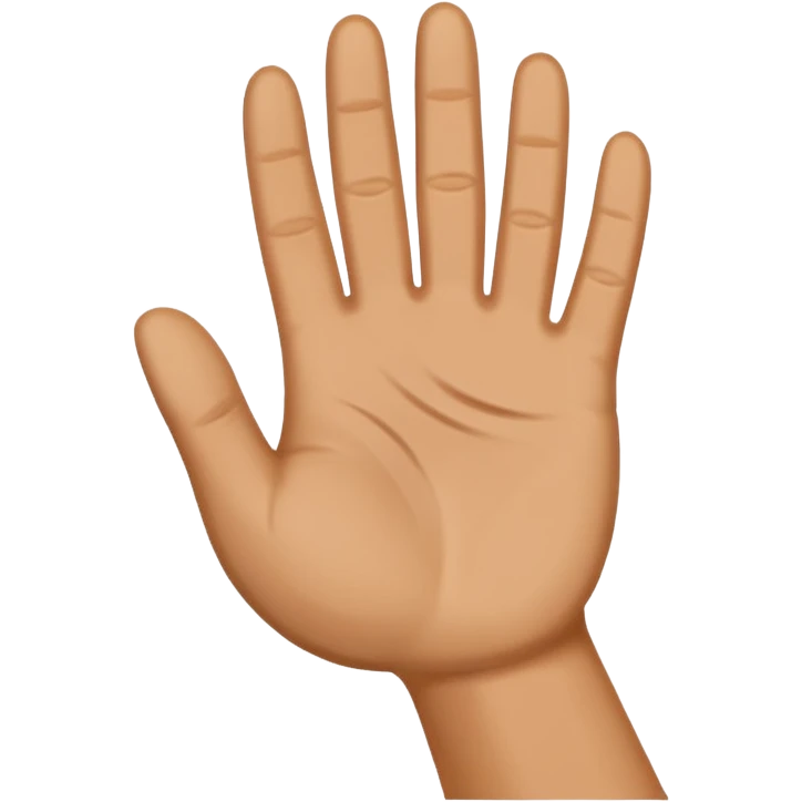 High Five hand emoji