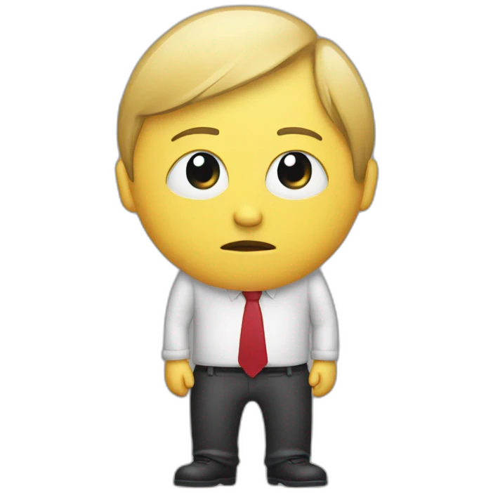 Cheating person emoji