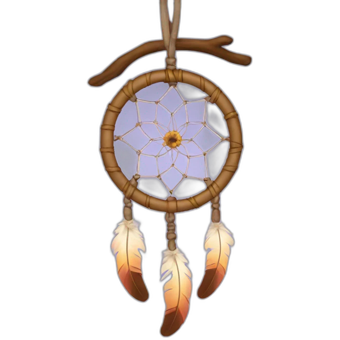 Hanging dreamcatcher emoji