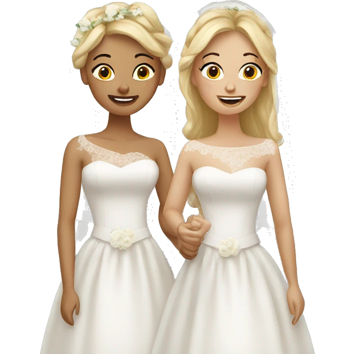 two swedish brides emoji