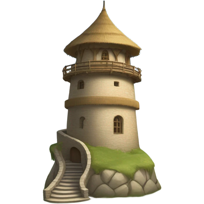 Rapunzel tower emoji
