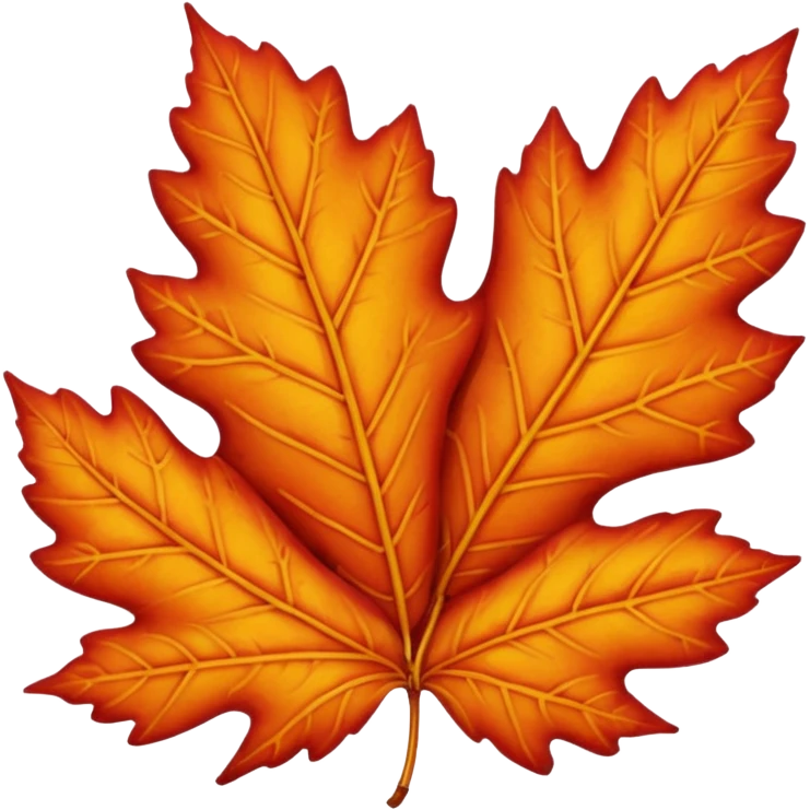 autumn leaf emoji