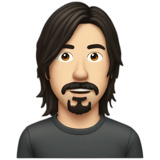 Dave Grohl from Nirvana in the 1990s emoji