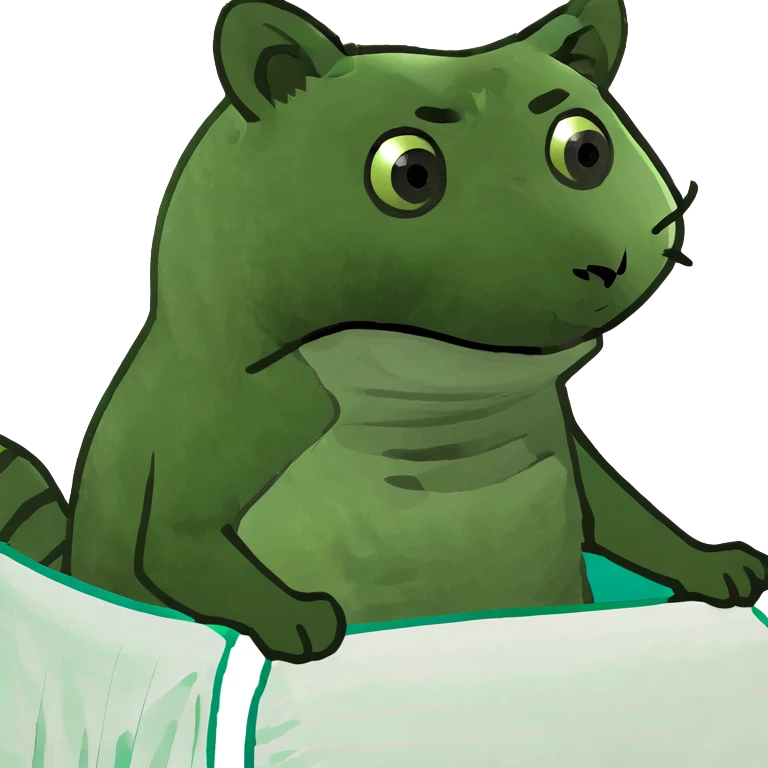 Raccoon in a crib emoji
