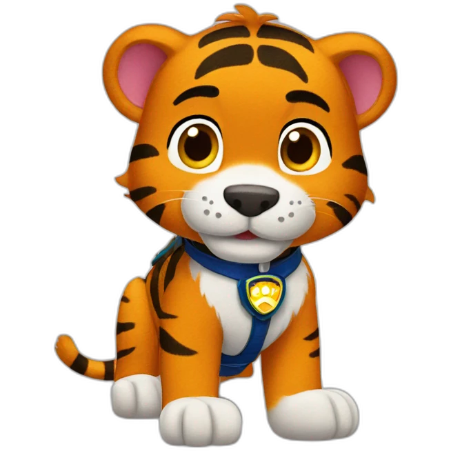 paw patrol tiger emoji