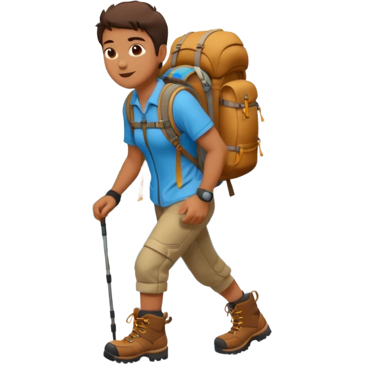 trekking emoji