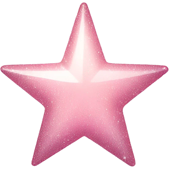pale pink star sparkle emoji