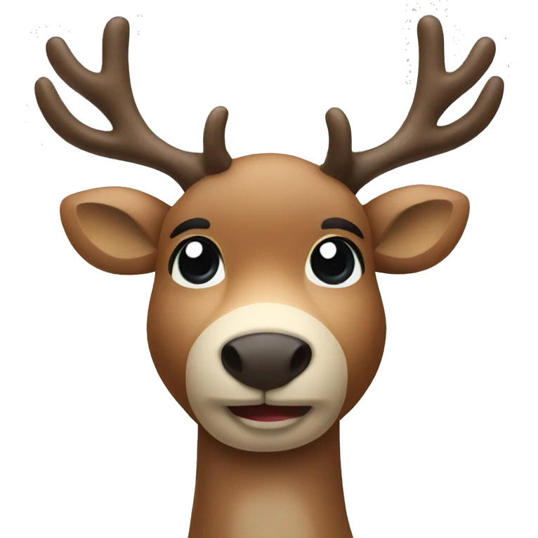 Christmas reindeer  emoji