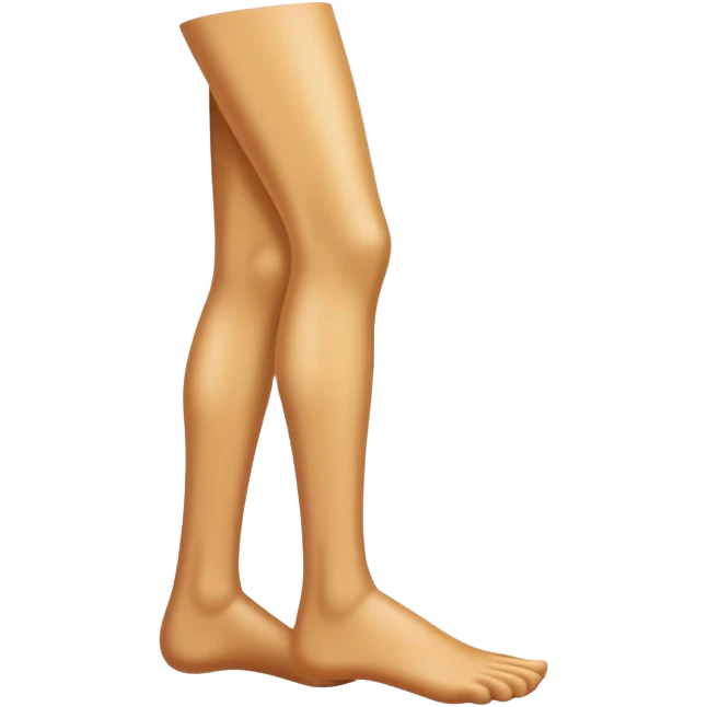 human leg emoji