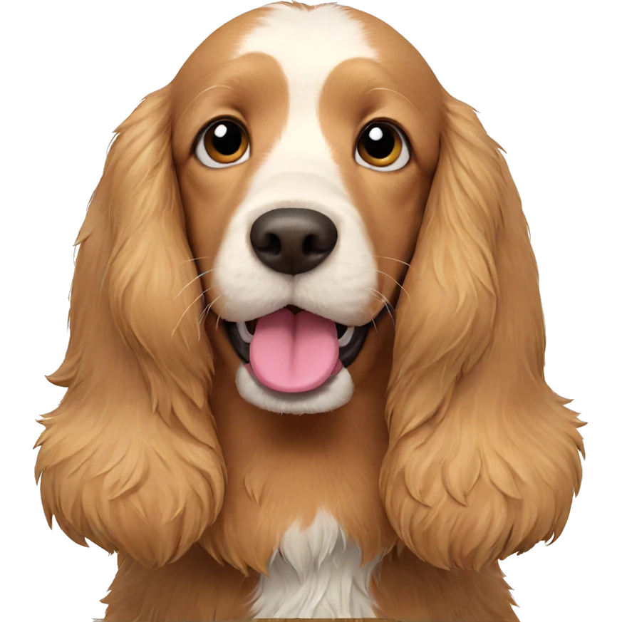 playful dog with tongue out emoji