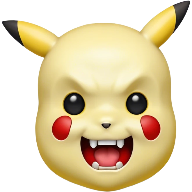 pikachu-ghostface vampire emoji