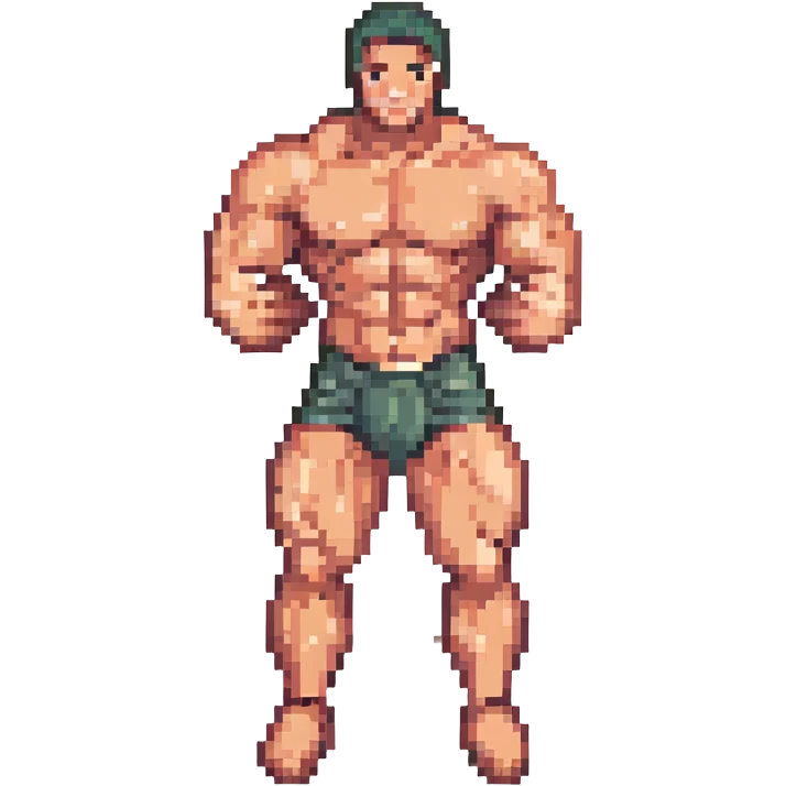 A muscle man as a personal fitness trainer emoji