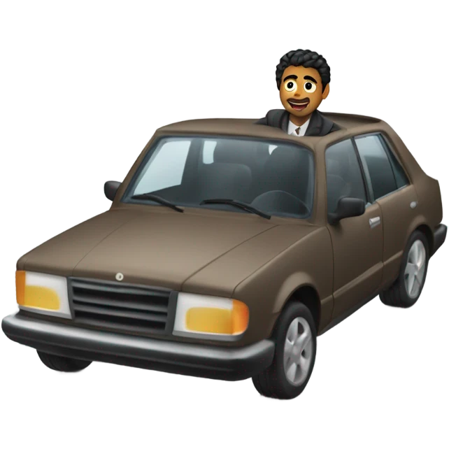 majid batal driving a car emoji