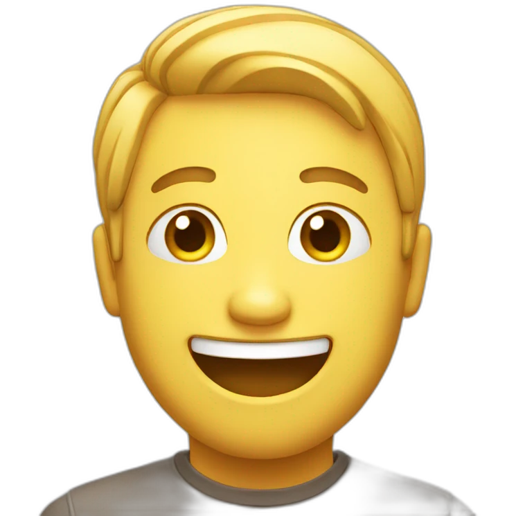 3D smiling emoji emoji