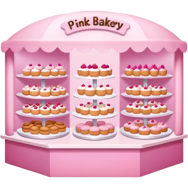 pink bakery shop emoji