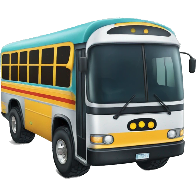 bus tunning Monster truck emoji