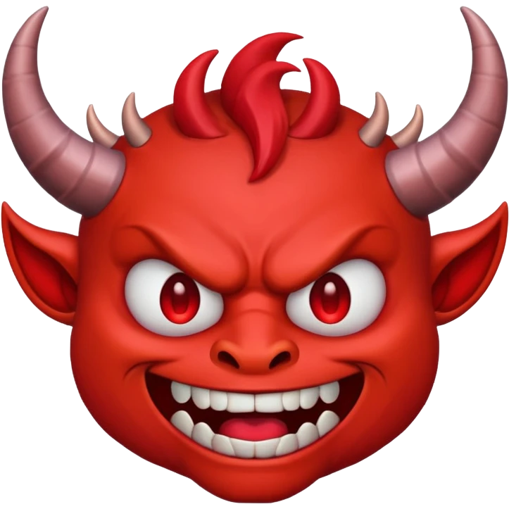 Red demon Emoji emoji