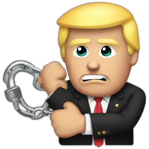 trump-in-handcuffs emoji