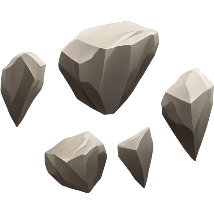 Sharp rocks emoji