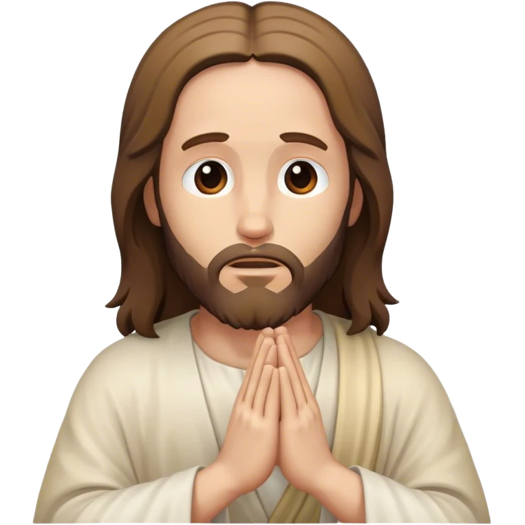 jesus christ pray emoji