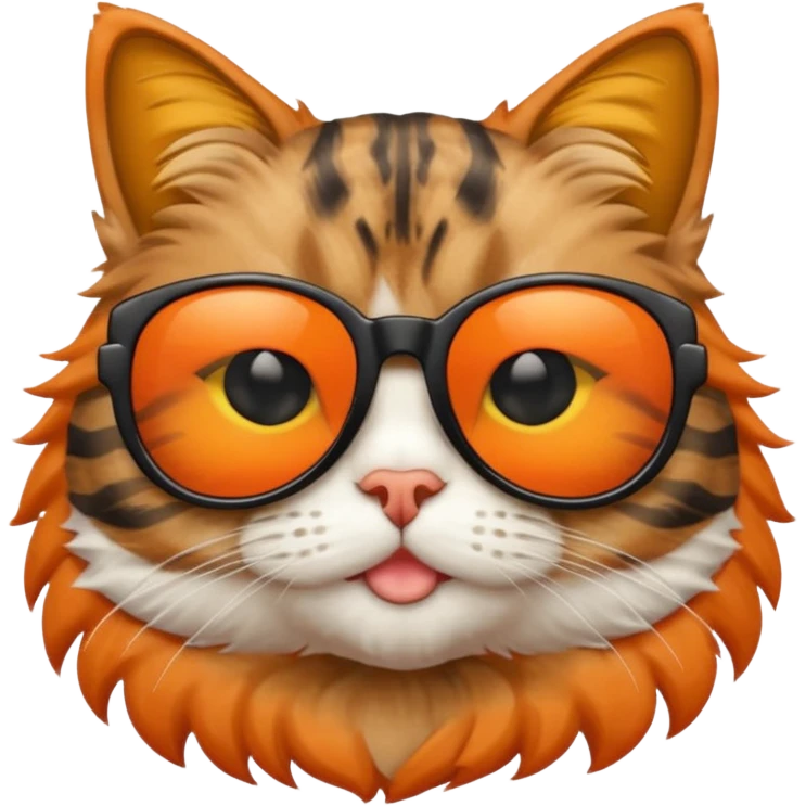 Cat wearing sunglasses emoji