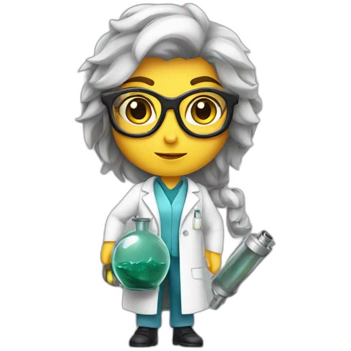 Owl-girl-scientist-with-cylinder emoji