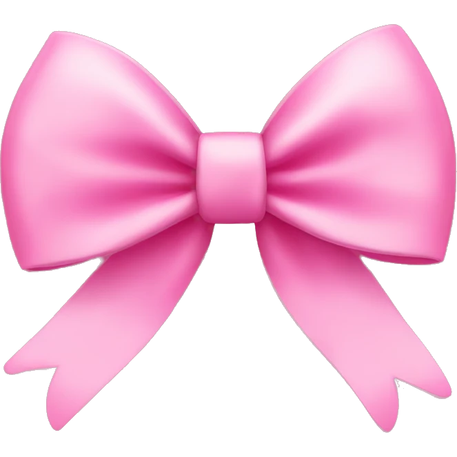 Pink bow  emoji