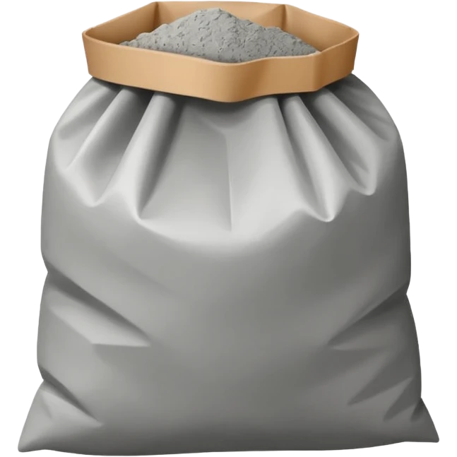 bag of concrete mix emoji