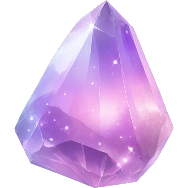 Pastel nebula crystal shard gem emoji