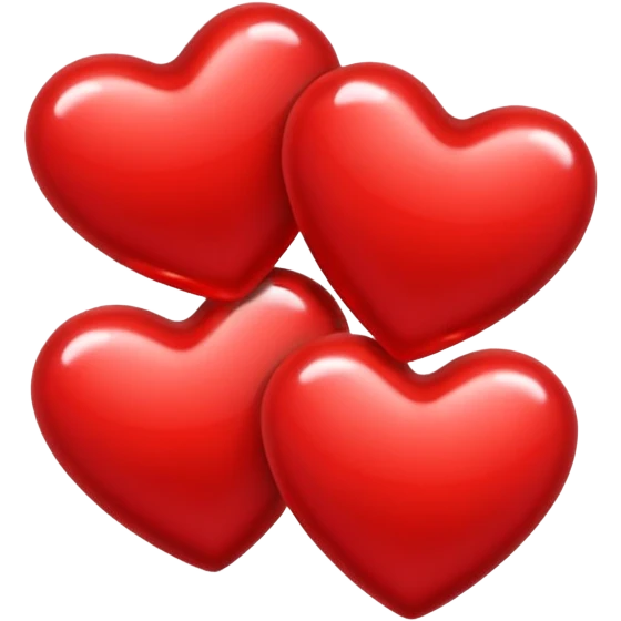 three hearts emoji