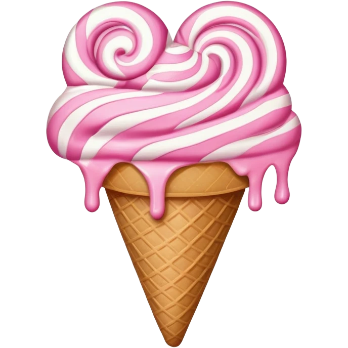 Heart with ice cream ￼ emoji