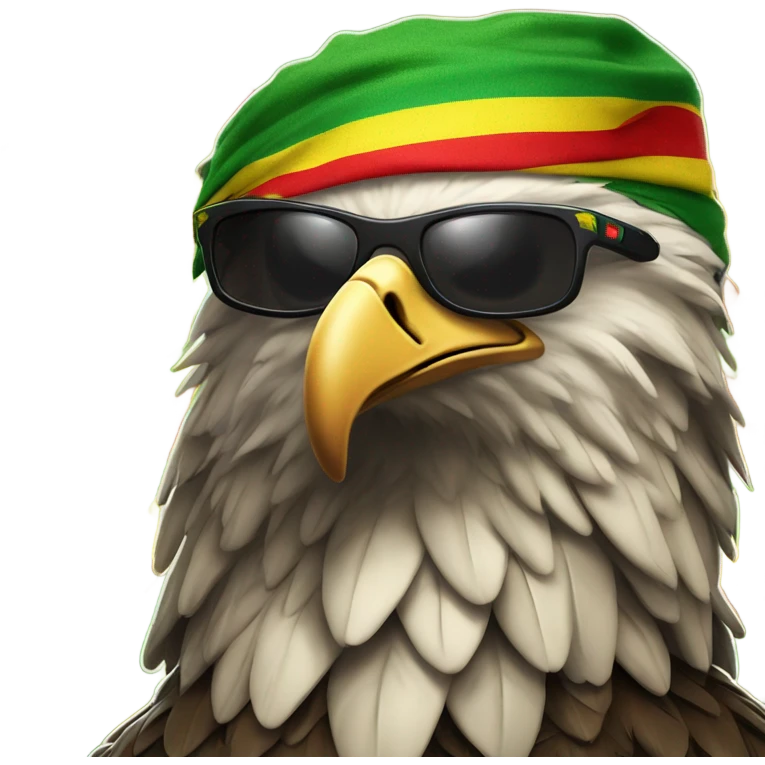 Reggae Eagle  emoji