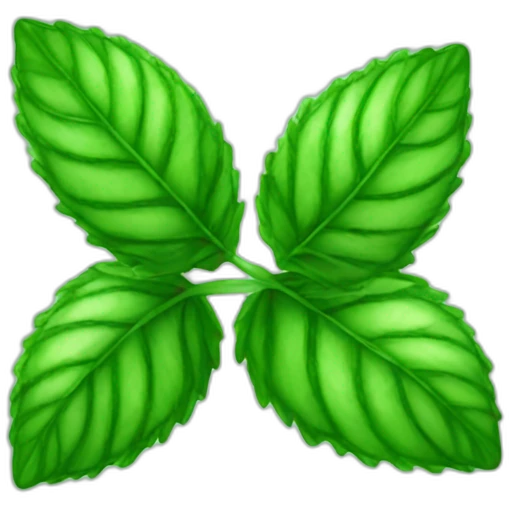 peppermint leaves emoji