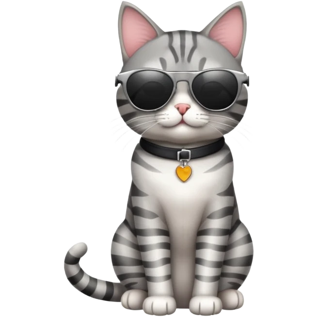 Cat wearing sunglasses emoji