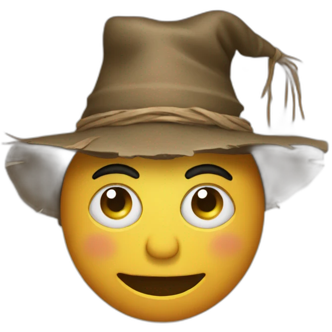 Scarecrow emoji