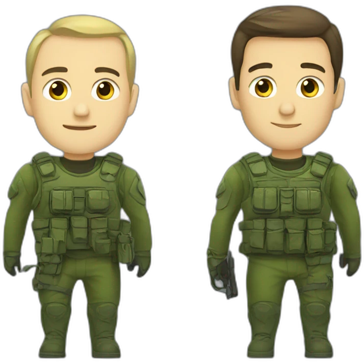 Zelenskiy and tank emoji