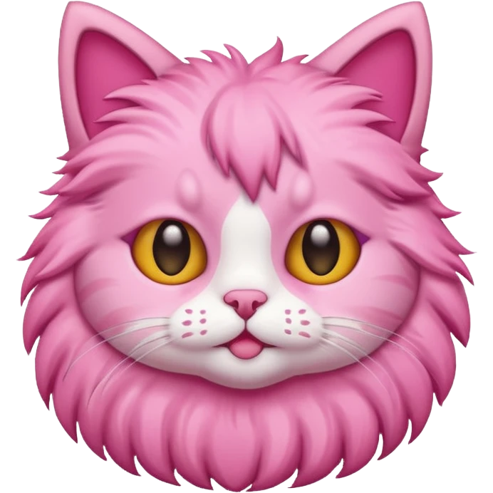 Pink cat emoji