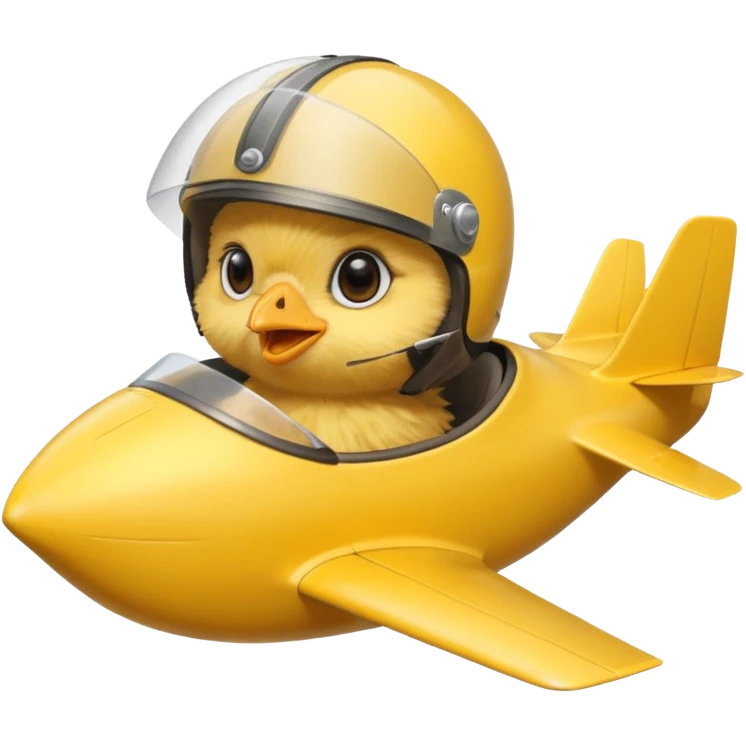 chick flying glider emoji