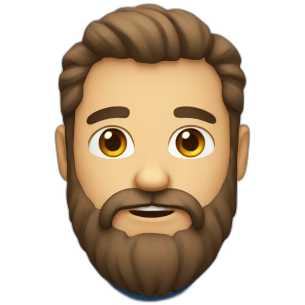Emoji barbu emoji