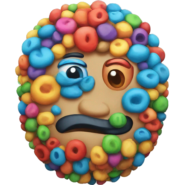 big colourful emoji