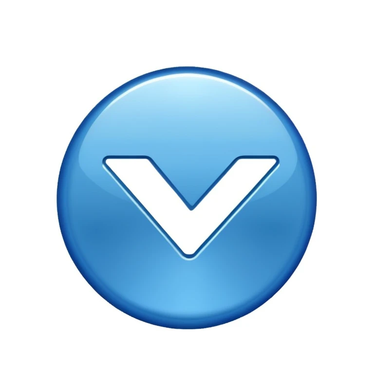 Verified blue check mark emoji