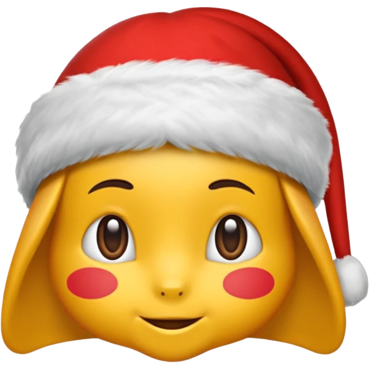 Новогодняя шапка emoji