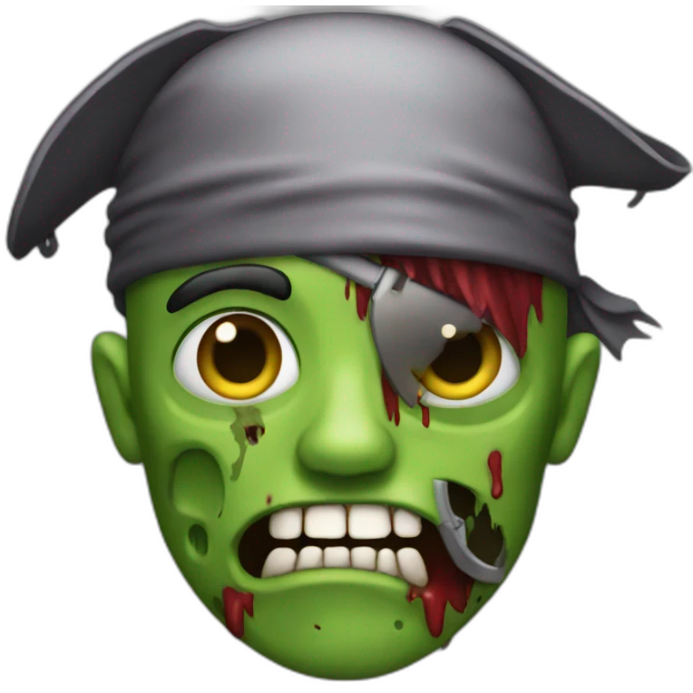 Zombie Pirate emoji