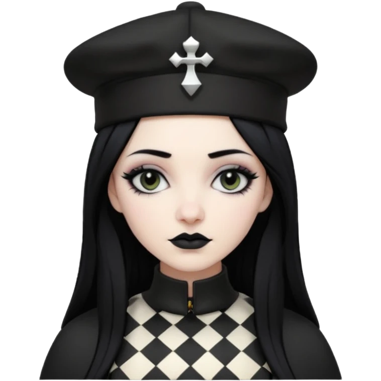 goth black chess bishop emoji