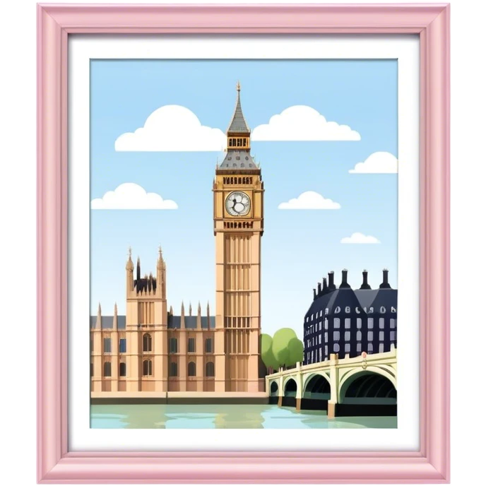 
pastel bigben emoji